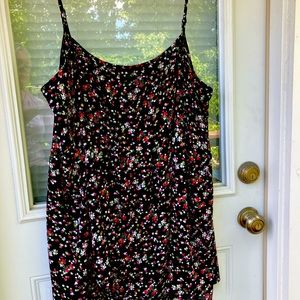 3X Living Doll Los Angeles floral print dress